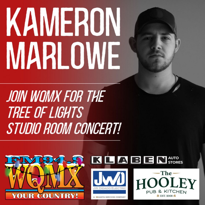 WQMX Charity Concert Kameron Marlowe