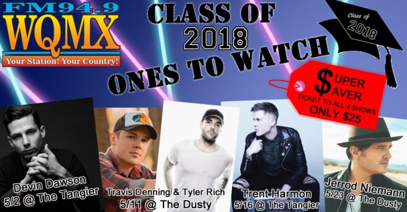 94.9 WQMX presents our Class of 2018: Ones to Watch Concert Series