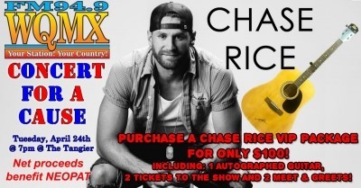 Chase Rice VIP package